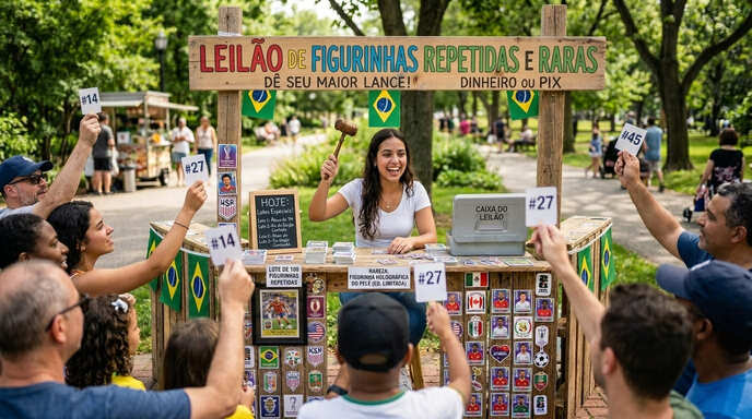 Leilão de Figurinhas