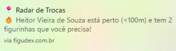 Tela de Alerta de Proximidade